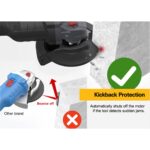 CAT Solo Γωνιακός τροχός 125mm ρυθμιζόμενος brushless 18V DX3010B - Image 4