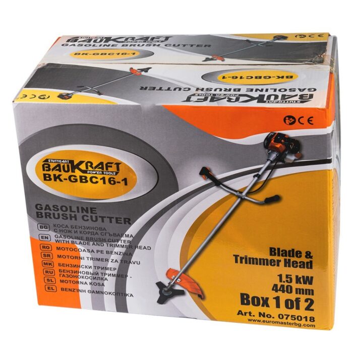 BAUKRAFT Χορτοκοπτικό βενζίνης ώμου/χειρός 2hp 7.45kg BK-GBC16-1 075018 - Image 5