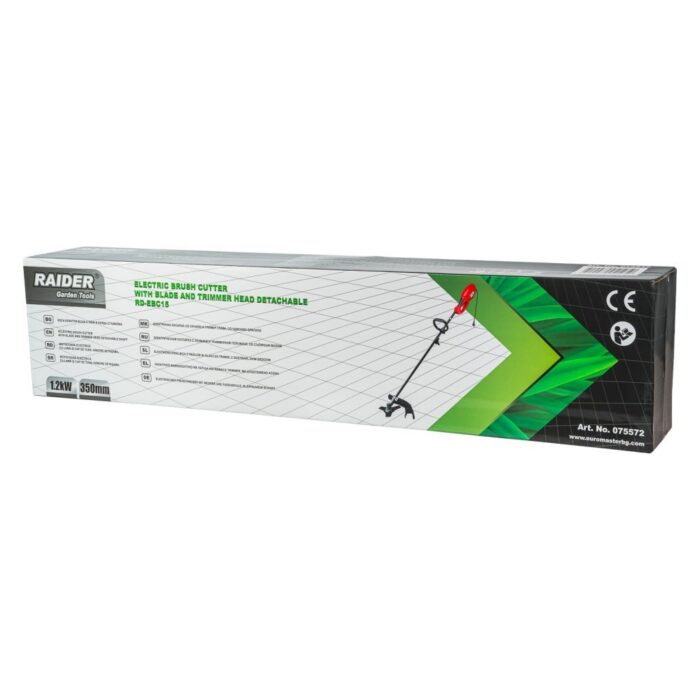 RAIDER Χορτοκοπτικό ηλεκτρικό 1200W 350mm RD-EBC15 075572 - Image 5