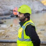 Κράνος εργοταξίου Curro κίτρινο HV - Image 3