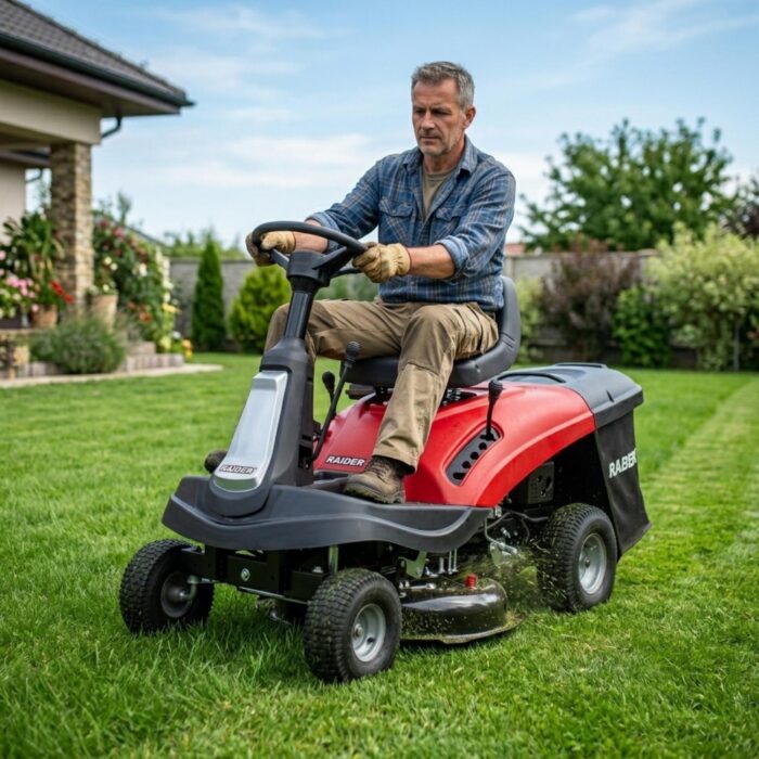 RAIDER Αυτοκινούμενο τρακτέρ βενζίνης 6,4hp 150L RD-GLM16 075019 - Image 3