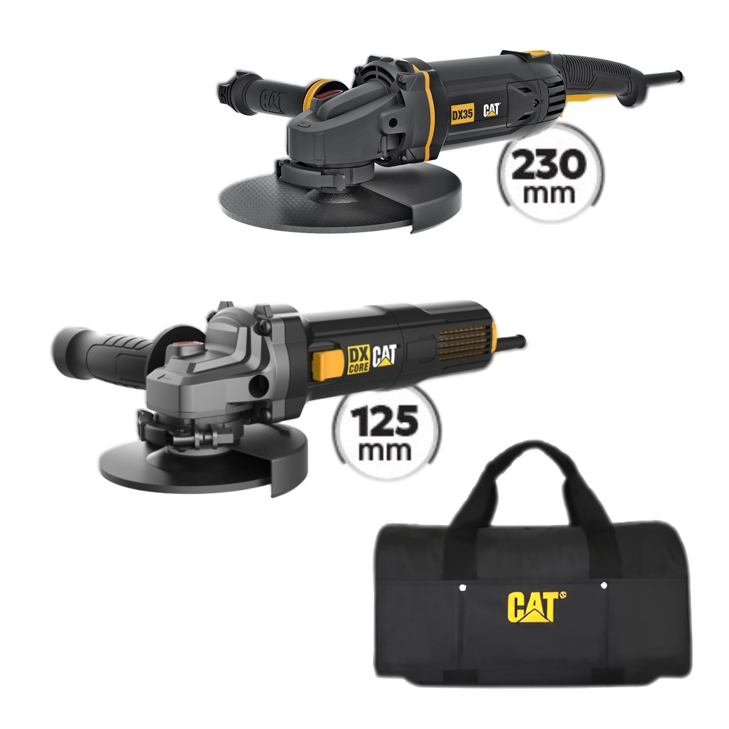 02-5666 CAT Combo-55 Γωνιακός DX3065, Γωνιακός DX35, Τσάντα υφασμάτινη - Image 1